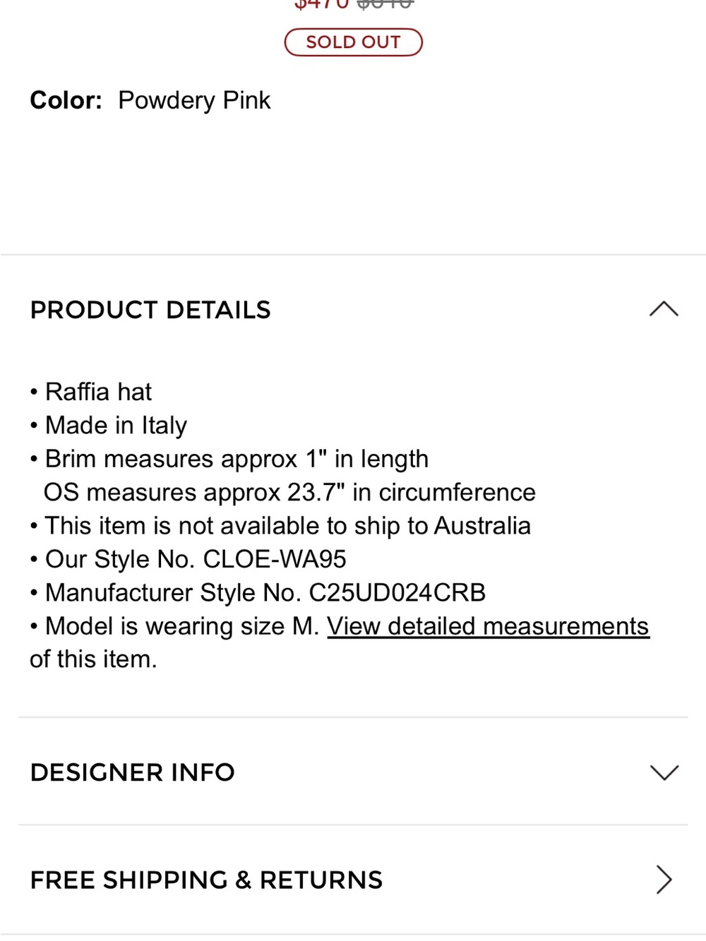 Chloe Crochet Bucket Hat - Tan - Picture 9 of 9